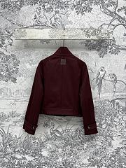 Okify Loewe Wine Red Jacket  - 2