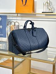 Okify Louis Vuitton Keepall Bandoulière 50 Bag In Dark Blue M14840 50x29x23cm - 3