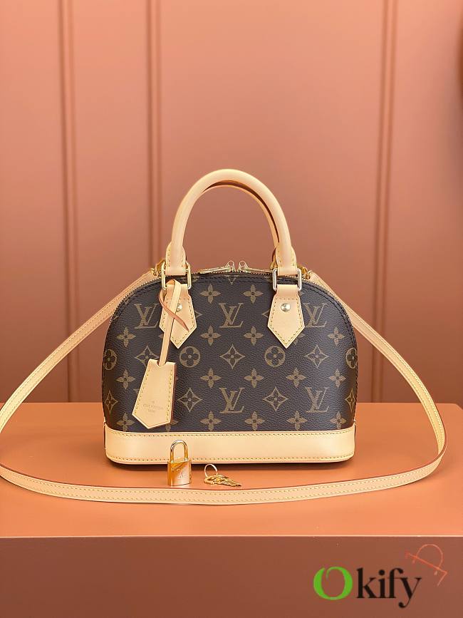 Okify Louis Vuitton Alma BB Bag In Beige M53152 23.5x17.5x11.5cm - 1