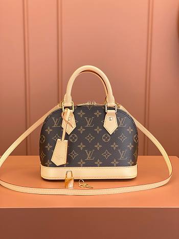 Okify Louis Vuitton Alma BB Bag In Beige M53152 23.5x17.5x11.5cm
