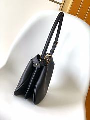 Okify Fendi Peekaboo Soft Small Bag In Black 29x12x19cm - 2