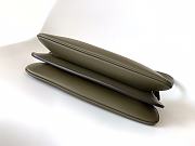 Okify Fendi Peekaboo Soft Small Bag In Olive Green 29x12x19cm - 6