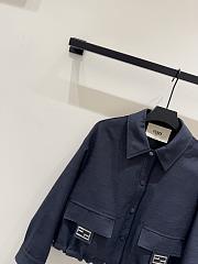 Okify Fendi Dark Blue Jacket 24652 - 2