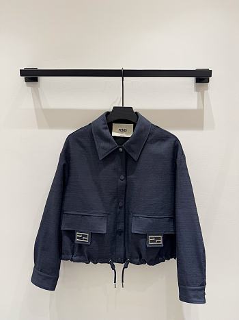 Okify Fendi Dark Blue Jacket 24652