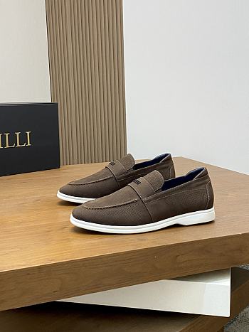 Okify Zilli Brown Men Loafers 