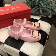 Okify Roger Vivier Pink Doll Shoes For Kids - 3