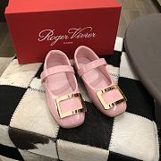 Okify Roger Vivier Pink Doll Shoes For Kids - 1