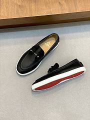 Okify Christian Louboutin Black Men Loafers 24662 - 2