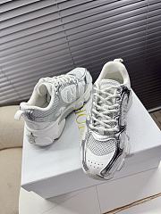 Okify Dior Chrono Silver Sneakers  - 4