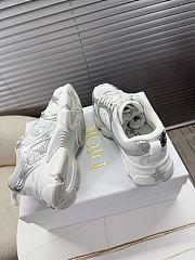 Okify Dior Chrono Silver Sneakers  - 3