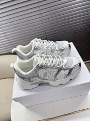 Okify Dior Chrono Silver Sneakers  - 2