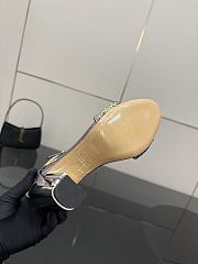 Okify Fendi Delfina Sequin High Heel Sandals In Rainbow 10cm - 2