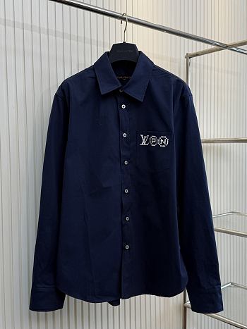 Okify Louis Vuitton Blue Shirt 24669