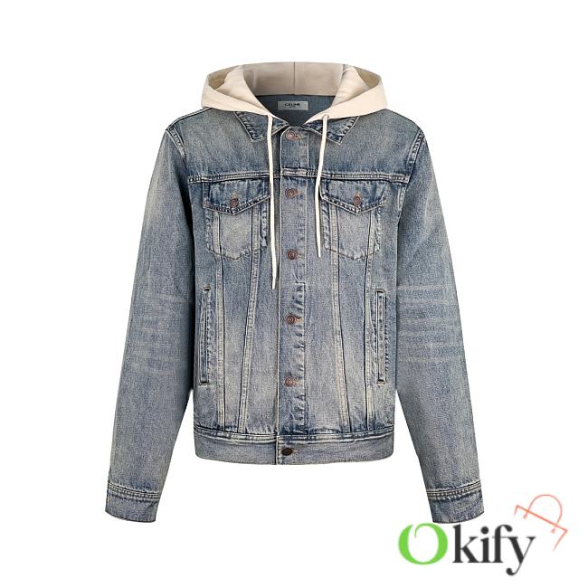 Okify Celine Hooded Denim Jacket  - 1