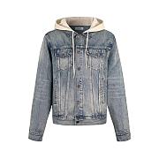Okify Celine Hooded Denim Jacket  - 1