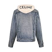 Okify Celine Hooded Denim Jacket  - 5