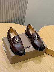 Okify Burberry Dark Brown Men Loafers  - 5