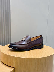 Okify Burberry Dark Brown Men Loafers  - 4