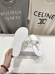 Okify Versace White Slides 24679 - 6