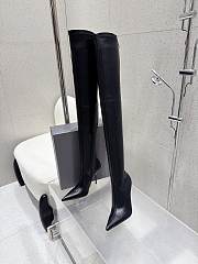 Okify Balenciaga Black High Boots 10.5cm  - 6