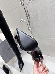 Okify Balenciaga Black High Boots 10.5cm  - 5
