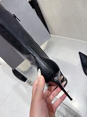 Okify Balenciaga Black High Boots 10.5cm  - 4