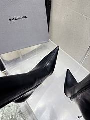Okify Balenciaga Black High Boots 10.5cm  - 2