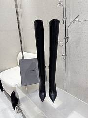 Okify Balenciaga Black High Boots 10.5cm  - 1