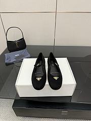 Okify Prada Black Ballet Shoes 24683 - 1