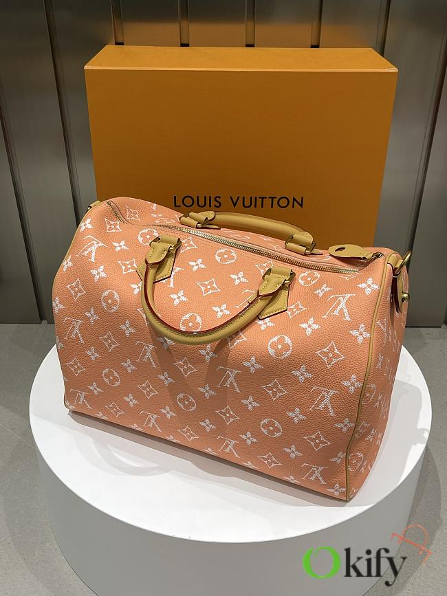 Okify Louis Vuitton Speedy P9 Bandoulière 40 Bag In Orange M11569 40x26x23cm - 1