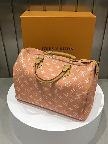 Okify Louis Vuitton Speedy P9 Bandoulière 40 Bag In Orange M11569 40x26x23cm