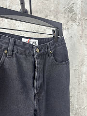Okify Loewe Anagram Black Jeans 24687 - 4