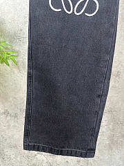 Okify Loewe Anagram Black Jeans 24687 - 2