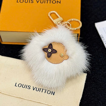 Okify Louis Vuitton Vivienne Fur Keychain M02300