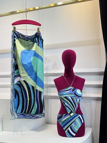 Okify Pucci Bikini With Large Scarf 24690
