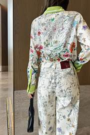 Okify Gucci Set Of Flower Shirt And Pants - 6