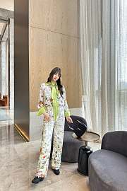 Okify Gucci Set Of Flower Shirt And Pants - 1