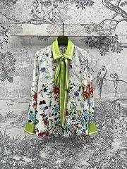Okify Gucci Set Of Flower Shirt And Pants - 5