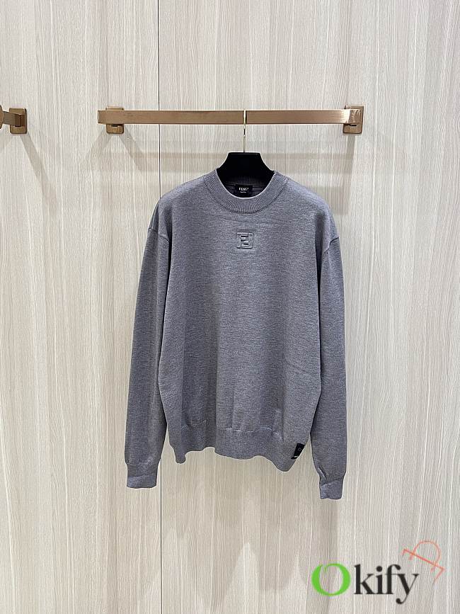 Okify Fendi Gray Sweater 24698 - 1