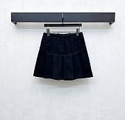 Okify Fendi Set Of Denim Jacket And Skirt 24699 - 5
