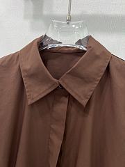 Okify Max Mara Brown Shirt Dress - 4