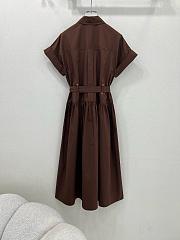 Okify Max Mara Brown Shirt Dress - 3