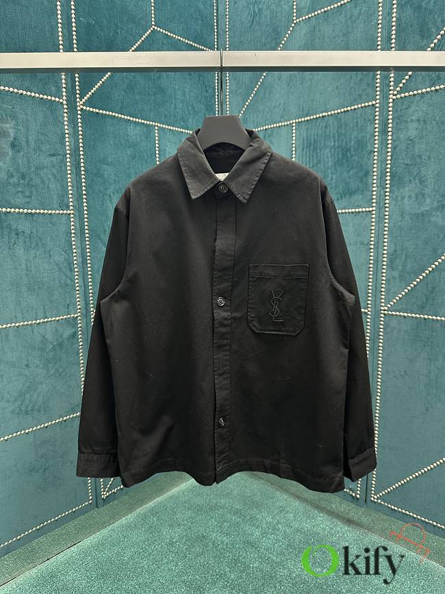Okify YSL Black Shirt 24703 - 1