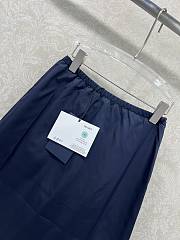 Okify Prada Dark Blue Skirt 24707 - 4