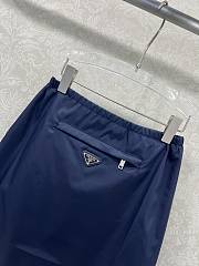 Okify Prada Dark Blue Skirt 24707 - 3
