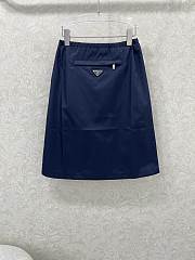 Okify Prada Dark Blue Skirt 24707 - 2