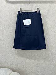 Okify Prada Dark Blue Skirt 24707 - 1