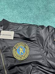 Okify Balenciaga Black Bomber Jacket - 3