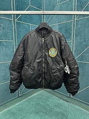 Okify Balenciaga Black Bomber Jacket - 1