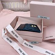 Okify MiuMiu Black Card Holder 8x10.5cm 24709 - 3